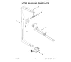 Maytag MDPS6124RZ1 upper wash and rinse parts diagram