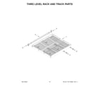 Maytag MDPS6124RZ1 third level rack and track parts diagram