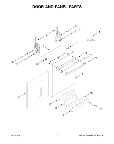 Door and panel parts