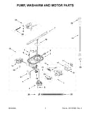 Pump, washarm and motor parts