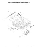 Upper rack and track parts