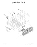Lower rack parts