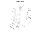 Amana ABB2224BRM05 cabinet parts diagram