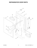 Refrigerator door parts