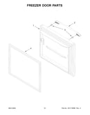 Freezer door parts