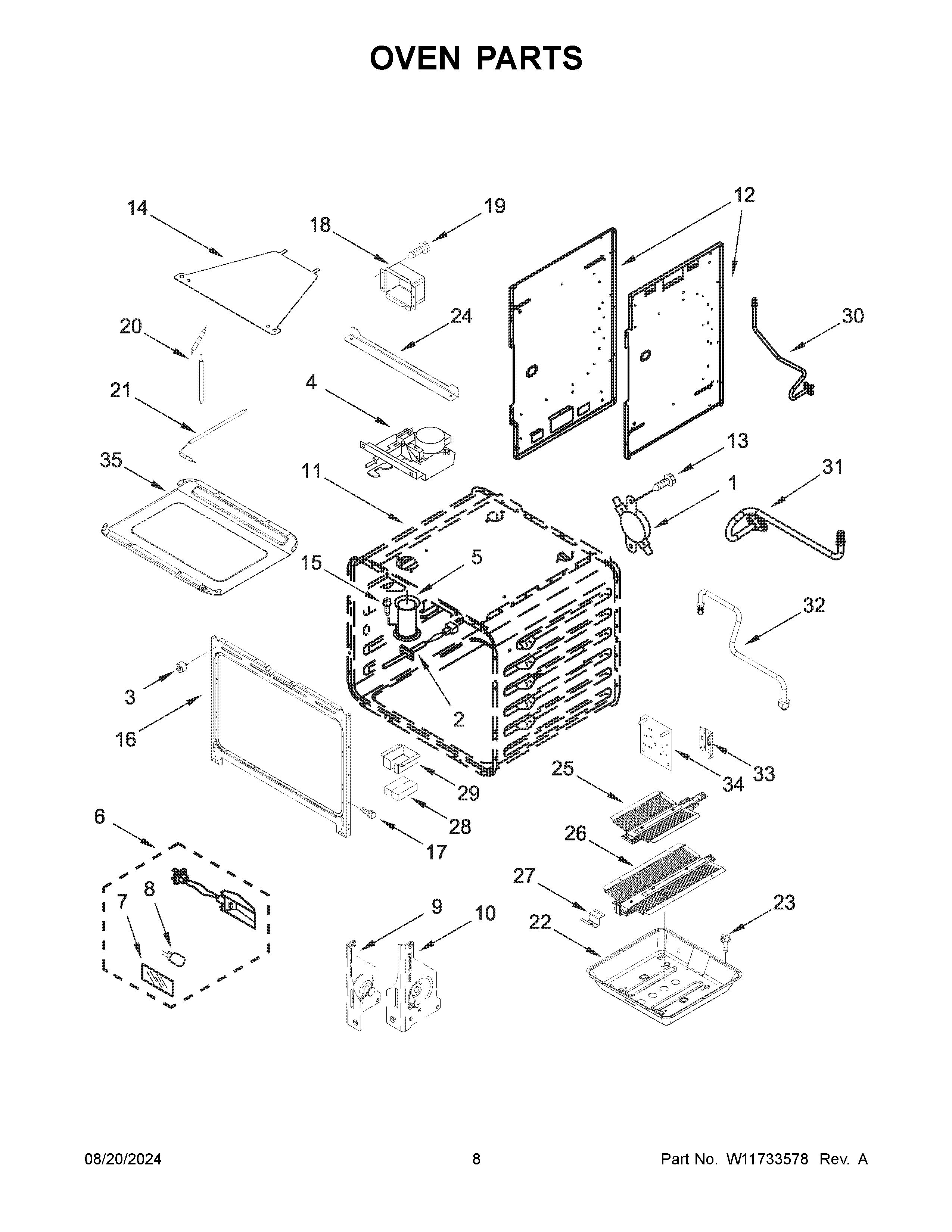 Oven parts