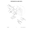 KitchenAid KRFC136RPS00 refrigerator liner parts diagram