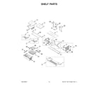 KitchenAid KRFC136RPS00 shelf parts diagram