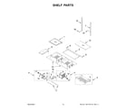 Whirlpool WRFF3436RZ00 shelf parts diagram