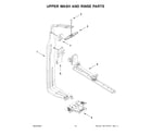 KitchenAid KDPM804KPS3 upper wash and rinse parts diagram