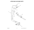 KitchenAid KDTM704KPS3 upper wash and rinse parts diagram