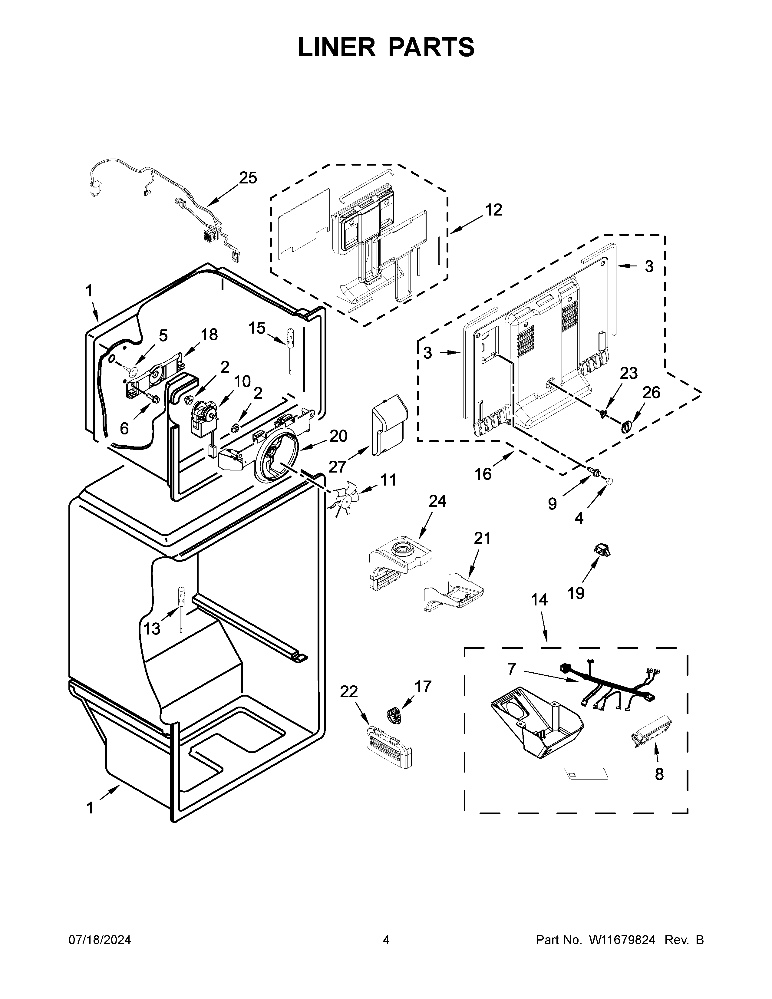 Liner parts
