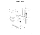 Jenn-Air JUBFL242HL02 cabinet parts diagram