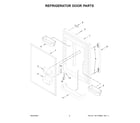 Amana ABB2224BRB05 refrigerator door parts diagram