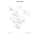 Amana ABB2224BRB05 shelf parts diagram