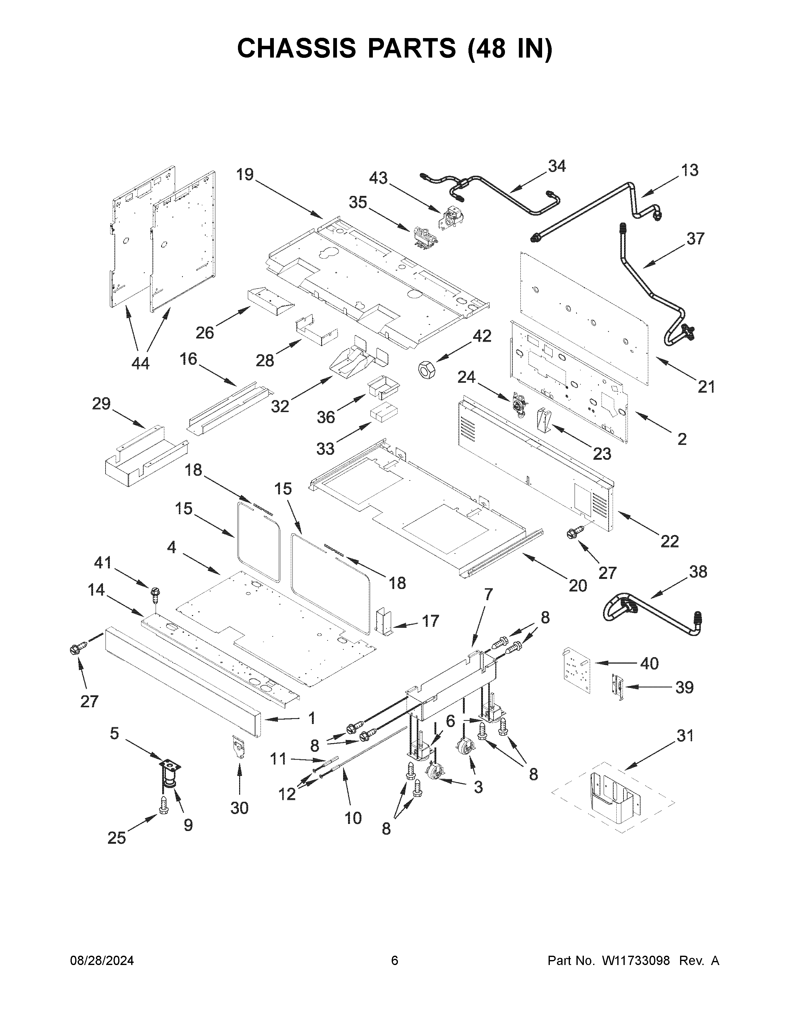 Chassis parts (48 in)