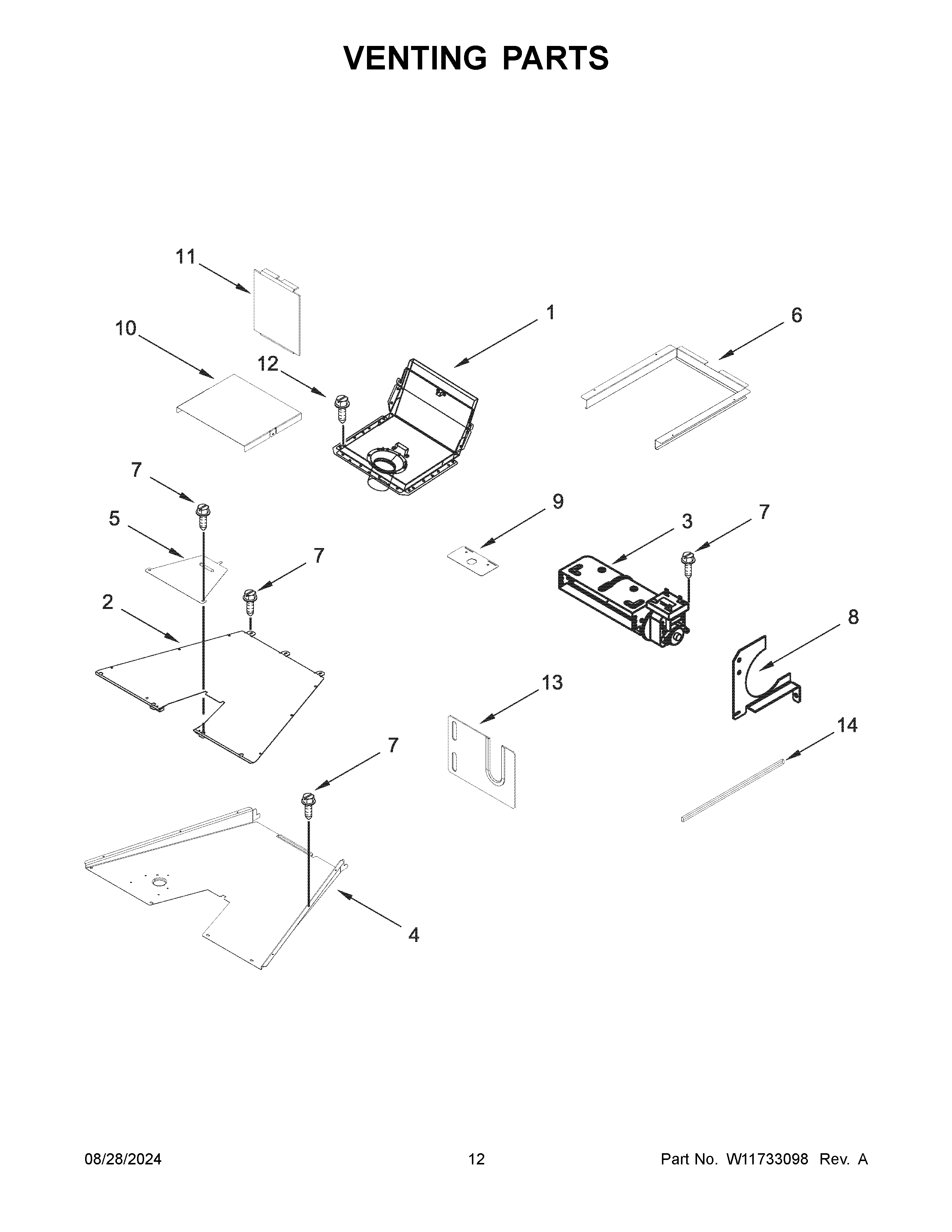 Venting parts