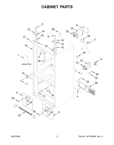 Cabinet parts
