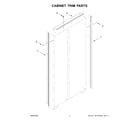 KitchenAid KBSD708MPS01 cabinet trim parts diagram