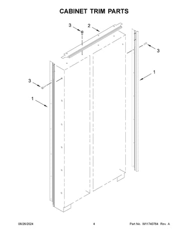 Cabinet trim parts