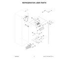 KitchenAid KBSD708MPS01 refrigerator liner parts diagram