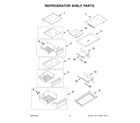 KitchenAid KBSD708MPS01 refrigerator shelf parts diagram