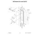 KitchenAid KBSD708MPS01 refrigerator door parts diagram