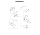 KitchenAid KBSD708MPS01 dispenser parts diagram