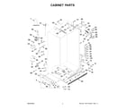 KitchenAid KBSD706MPS01 cabinet parts diagram