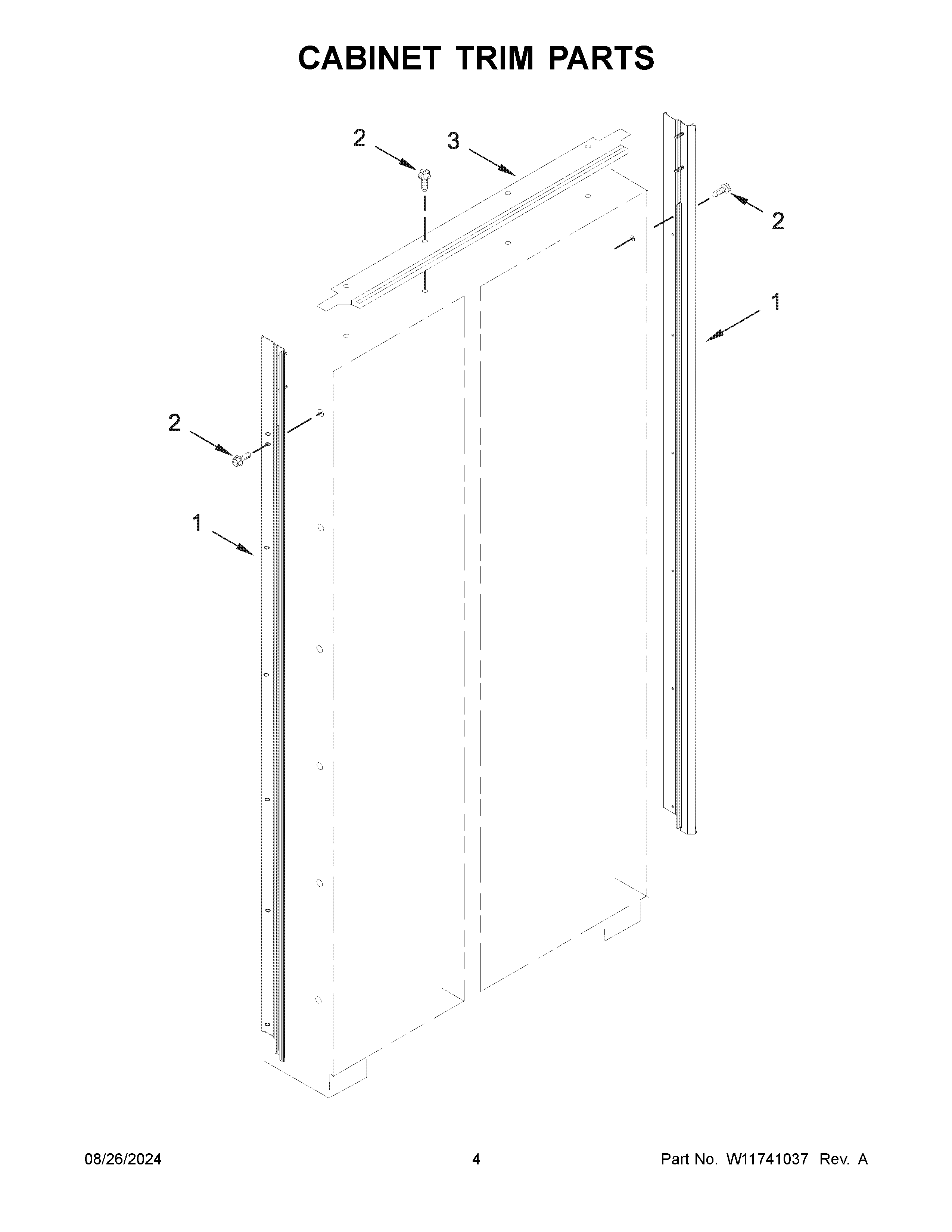 CABINET TRIM PARTS