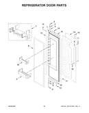 Refrigerator door parts