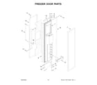 KitchenAid KBSD706MPS01 freezer door parts diagram