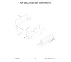 KitchenAid KBSD706MPS01 top grille and unit cover parts diagram