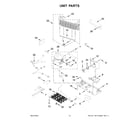 KitchenAid KRFC136RWH00 unit parts diagram