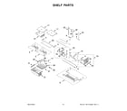 KitchenAid KRFC136RWH00 shelf parts diagram