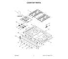 Maytag MFGS4030RB0 cooktop parts diagram