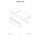 Whirlpool WFES7530RW0 drawer parts diagram