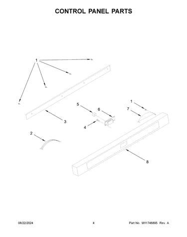Control panel parts