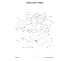 KitchenAid KMBD104GSS02 oven cavity parts diagram