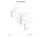 Whirlpool WRS312SNHM08 air flow parts diagram