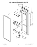 Refrigerator door parts