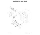 Whirlpool WRFF3036RZ00 refrigerator liner parts diagram