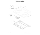 Amana AER6603SFB6 cooktop parts diagram