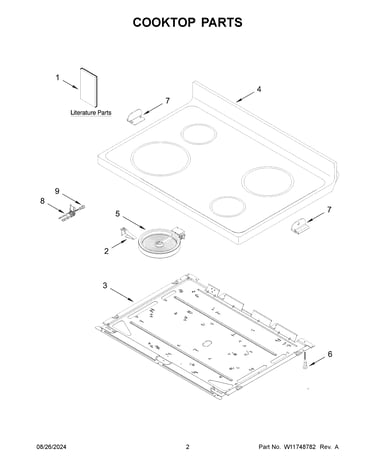 Cooktop parts