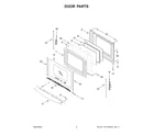 Amana AER6603SFB6 door parts diagram