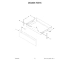 Amana AER6603SFB6 drawer parts diagram