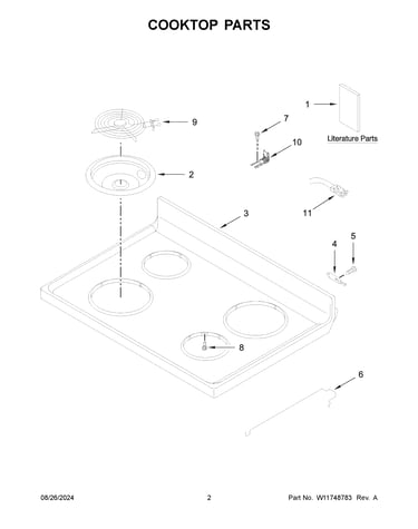 Cooktop parts