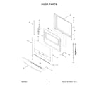 Amana ACR4203MNS1 door parts diagram