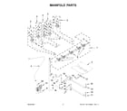 Whirlpool WEGA25H0HZ6 manifold parts diagram