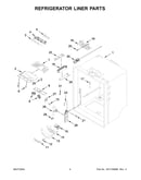 Refrigerator liner parts